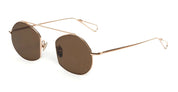 Ottica Mondello Roma - Ahlem - AHL.000100.SUN - Places des Victoires - Champagne / Brown Lens - Metal - shape Round - Gold - EYEWEAR - SUNGLASSES - Unisex,Uomo,Donna,Women,Men - lens Brown - Made In France