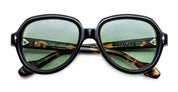 Ottica Mondello Roma - Jacques Marie Mage - JMMOU-K24 - LOUISE - LONDRES - Acetate - shape Round - black, tortoise - EYEWEAR - SUNGLASSES - Donna,Women - lens Green - Made In Japan