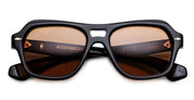 Ottica Mondello Roma - Jacques Marie Mage - JMMTAM-5K - TAMERLIS - WALNUT - Acetate - shape Squared - brown - EYEWEAR - SUNGLASSES - Unisex,Uomo,Donna,Women,Men - lens orange - Made In Japan