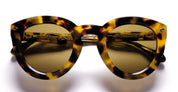 Ottica Mondello Roma - Daizo - A-CR001e-L1-VB01 - ADI - LEOPARD / 18k gold plated - Acetate, titanium - shape Panto - Havana - EYEWEAR - SUNGLASSES - Unisex,Uomo,Donna,Women,Men - lens Brown - Made In Japan