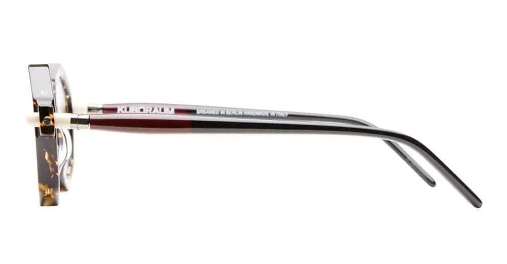 Ottica Mondello Roma - Kuboraum - KROP27HOF00000OP - MASK P27 HOF - HAVANA FIRE RX - Acetate - shape Geometric - Havana - EYEWEAR - EYEGLASSES - Unisex,Uomo,Donna,Women,Men - lens Clear - Made In Italy