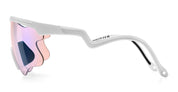 Ottica Mondello Roma - Alba Optics - 8050054514659 - DELTA LEI - WHITE / VZUM F-LENS LEI - Tr90 - shape Mask - White - EYEWEAR - SUNGLASSES - Unisex,Uomo,Donna,Women,Men - lens purple - Made In Italy