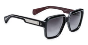Ottica Mondello Roma - Jacques Marie Mage - JMMFR-6P - ALFRED - BLOODSTONE - Acetate - shape Squared - black, burgundy - EYEWEAR - SUNGLASSES - Unisex,Uomo,Donna,Women,Men - lens Black - Made In Japan