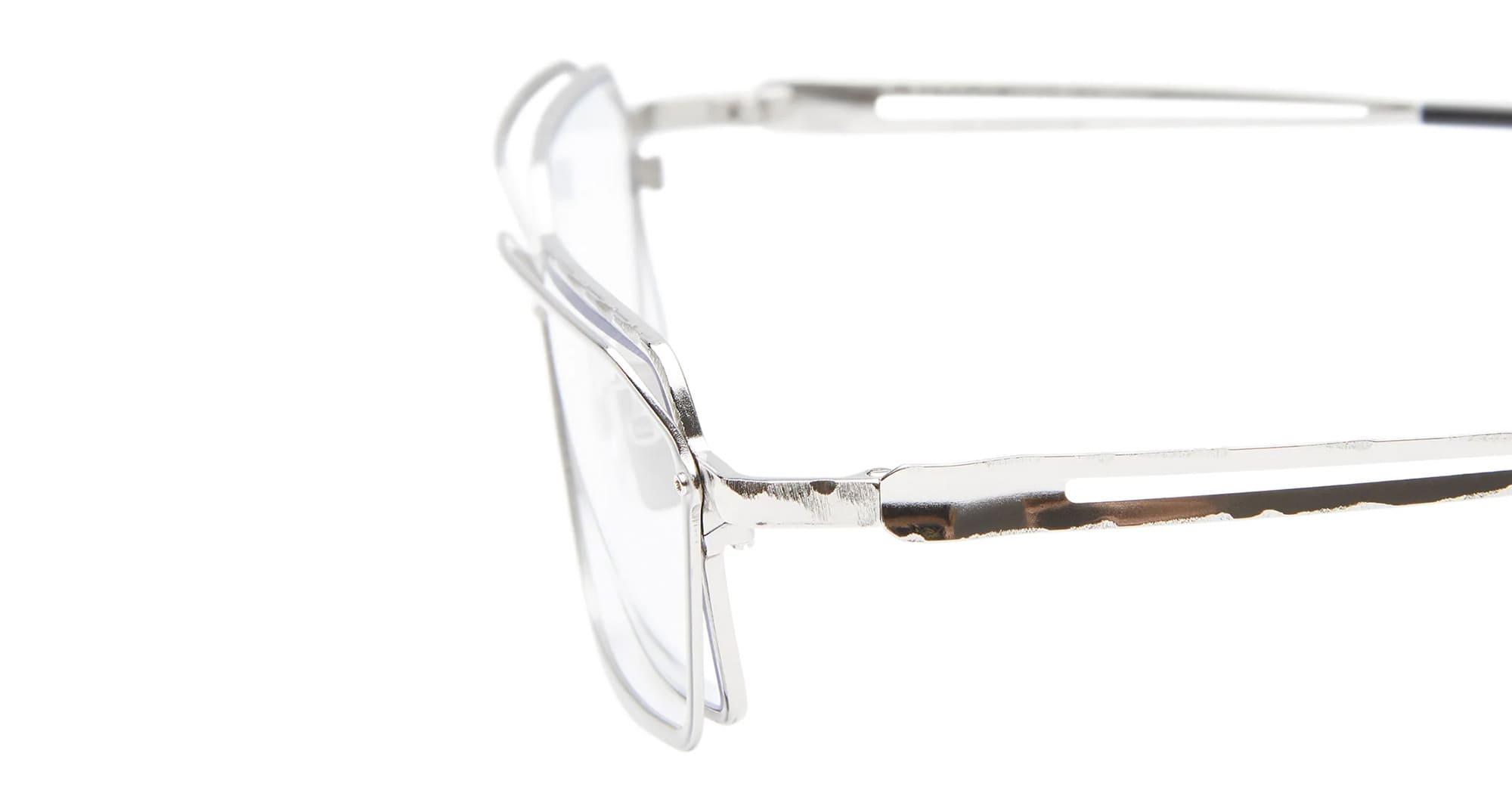 Ottica Mondello Roma - Kuboraum - KROH15SI000000OP - MASK H15 - SILVER RX - Metal - shape Squared - Silver - EYEWEAR - EYEGLASSES - Unisex,Uomo,Donna,Women,Men - lens Clear - Made In Italy