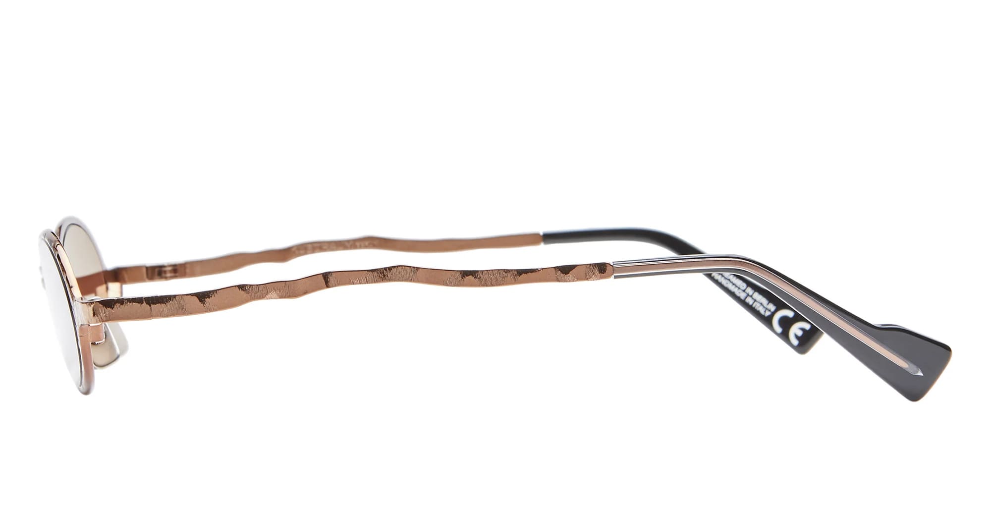 Ottica Mondello Roma - Kuboraum - KRSZ24BZ000000BW - MASK Z24 - BRONZE - metal, acetate - shape Oval - bronze brown - EYEWEAR - SUNGLASSES - Unisex,Uomo,Donna,Women,Men - lens Brown - Made In Italy