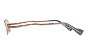 Ottica Mondello Roma - Kuboraum - KRSZ24BZ000000BW - MASK Z24 - BRONZE - metal, acetate - shape Oval - bronze brown - EYEWEAR - SUNGLASSES - Unisex,Uomo,Donna,Women,Men - lens Brown - Made In Italy