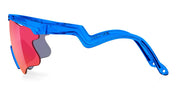 Ottica Mondello Roma - Alba Optics - 8050054518398 - DELTA LEI - BLUE GLOSSY / VZUM F-LENS FIRE - Tr90 - shape Mask - blue - EYEWEAR - SUNGLASSES - Unisex,Uomo,Donna,Women,Men - lens red - Made In Italy