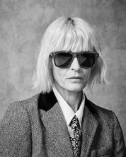 Ottica Mondello Roma - Jacques Marie Mage - JMMYV-K5 - YVES - OBSURE - Acetate - shape Squared - Black - EYEWEAR - SUNGLASSES - Unisex,Uomo,Donna,Women,Men - lens Blue - Made In Japan
