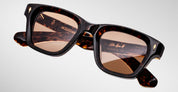Ottica Mondello Roma - Jacques Marie Mage - JMMGU-6D - SONATA - AGAR - Acetate - shape Squared - Tortoise - EYEWEAR - SUNGLASSES - Unisex,Uomo,Donna,Women,Men - lens Brown - Made In Japan