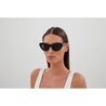 Ottica Mondello Roma - Bottega Veneta - BV1282S-001 - BV1282S-001 - BLACK - Acetate - shape Cat-eye - Black - EYEWEAR - SUNGLASSES - Donna,Women - lens Grey - Made In Japan