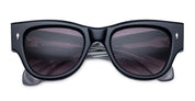 Ottica Mondello Roma - Jacques Marie Mage - JMMEH-8F - CHELSEA - SKYE - Acetate - shape Round - Black - EYEWEAR - SUNGLASSES - Donna,Women - lens purple gradient - Made In Japan