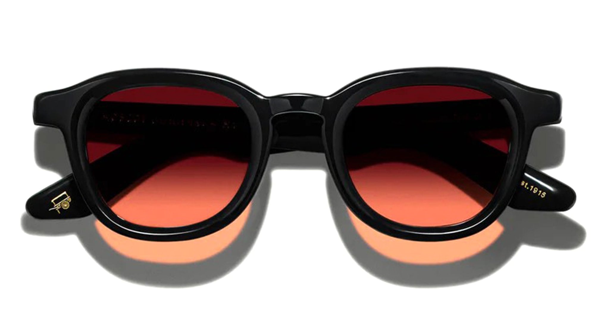 Moscot Dahven (47) - black / custom cabernet lens – Mondello 1962