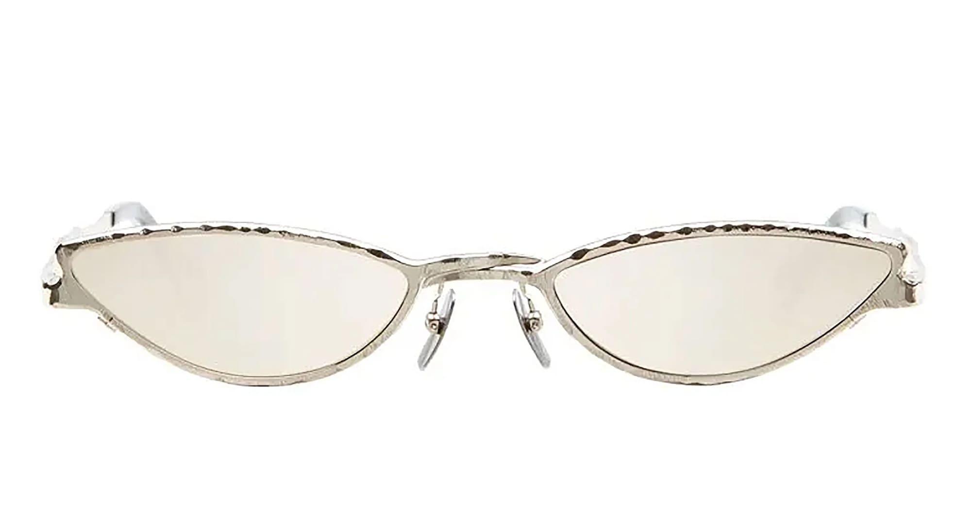 Ottica Mondello Roma - Kuboraum - KRSZ29LG000000BF - MASK Z29 LG - LIGHT GOLD - metal, acetate - shape Cat-eye - light gold - EYEWEAR - SUNGLASSES - Unisex,Uomo,Donna,Women,Men - lens Gold - Made In Italy