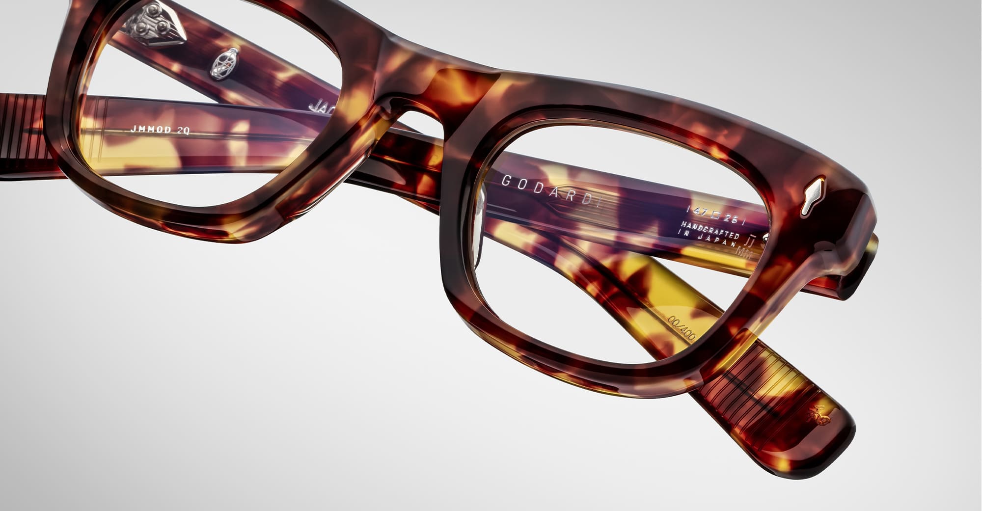 Ottica Mondello Roma - Jacques Marie Mage - JMMODRX-2Q - GODARD - BALTIC RX - Acetate - shape Squared - Tortoise - EYEWEAR - EYEGLASSES - Unisex,Uomo,Donna,Women,Men - lens Clear - Made In Japan