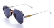Ottica Mondello Roma - Daizo - TH-AVR001-PT-AG01 - HIRO - titanium / amethyst grey lens - Titanium - shape Aviator - Havana - EYEWEAR - SUNGLASSES - Unisex,Uomo,Donna,Women,Men - lens Grey - Made In Japan