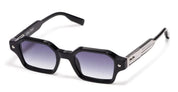 Ottica Mondello Roma - John Dalia - P09-C605 - PROJECT 09 - C605 Shiny Black/ Silver Plated - Metal - shape  - black, silver - EYEWEAR - SUNGLASSES - Unisex,Uomo,Donna,Women,Men - lens  - Made In France