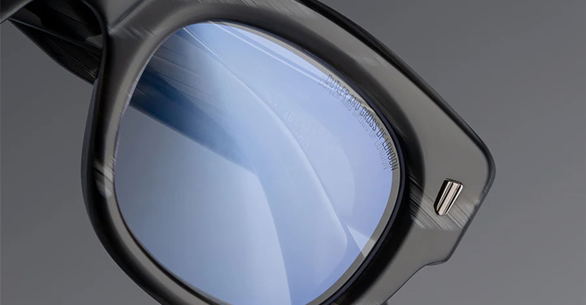 Ottica Mondello Roma - Cutler and Gross - CGLO-9261-48-01 - 9261 - OBSIDIAN RX - Acetate - shape Squared - Black - EYEWEAR - EYEGLASSES - Unisex,Uomo,Donna,Women,Men - lens Clear - Made In Italy