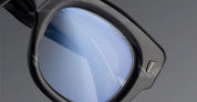 Ottica Mondello Roma - Cutler and Gross - CGLO-9261-48-01 - 9261 - OBSIDIAN RX - Acetate - shape Squared - Black - EYEWEAR - EYEGLASSES - Unisex,Uomo,Donna,Women,Men - lens Clear - Made In Italy