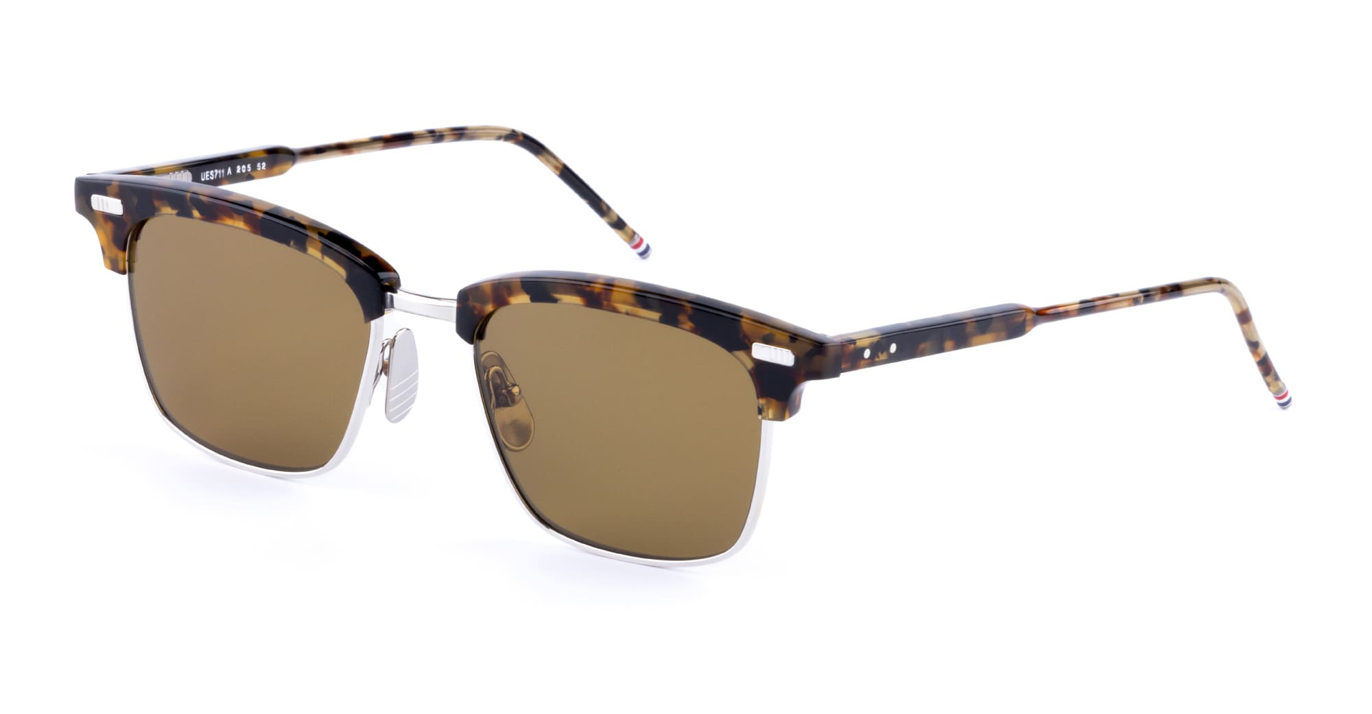  DARK BROWN - Acetate - shape  - grey - EYEWEAR - SUNGLASSES - Uomo,Men - lens  - Made In Japan