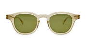 Ottica Mondello Roma - Julius Tart - JTPL-103R-2B-GN30 - AR 48X24 - CHAMPAGNE / GREEN LENS - Acetate - shape Panto - Champagne - EYEWEAR - SUNGLASSES - Unisex,Uomo,Donna,Women,Men - lens Green - Made In Japan