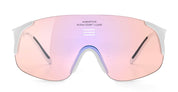 Ottica Mondello Roma - Alba Optics - 8050054515892 - JUMBO - WHITE / VZUM F-LENS FLM - Tr90 - shape Mask - White - EYEWEAR - SUNGLASSES - Unisex,Uomo,Donna,Women,Men - lens purple - Made In Italy