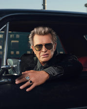 Ottica Mondello Roma - Cutler and Gross - GFLE-025-57-01 - THE GREAT FROG - TRIUMPH - GOLD / BLACK - Titanium - shape Aviator - Black, gold - EYEWEAR - SUNGLASSES - Uomo,Men - lens Grey - Made In Italy
