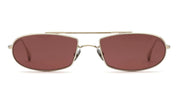 Ottica Mondello Roma - Ahlem - AHL.004048.SUN - Guerin - Grey Gold / Plum Lens (Limited Ed.) - Acetate - shape Oval - Gold - EYEWEAR - SUNGLASSES - Unisex,Uomo,Donna,Women,Men - lens Brown - Made In France