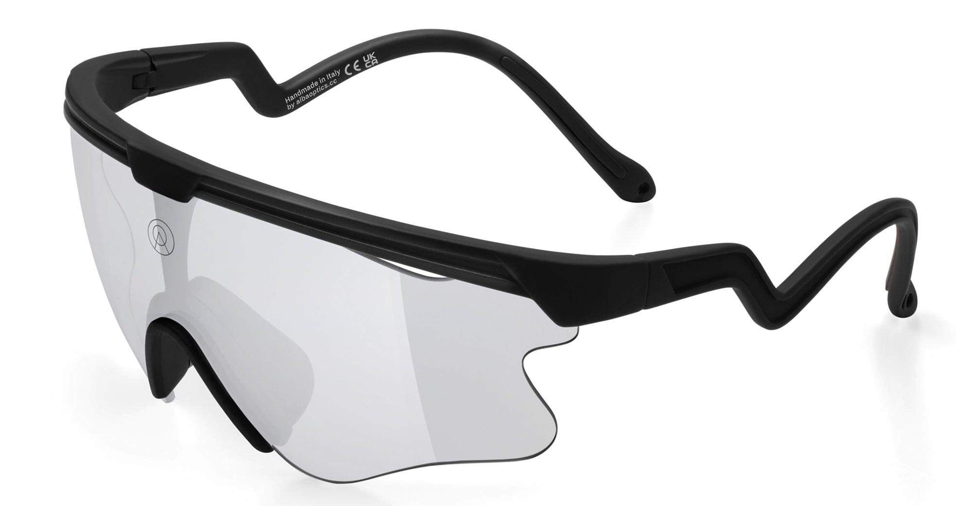 Ottica Mondello Roma - Alba Optics - 8050054518800 - DELTA LEI - BLACK / VZUM SUPER ALU - Tr90 - shape Mask - Black - EYEWEAR - SUNGLASSES - Unisex,Uomo,Donna,Women,Men - lens Grey - Made In Italy