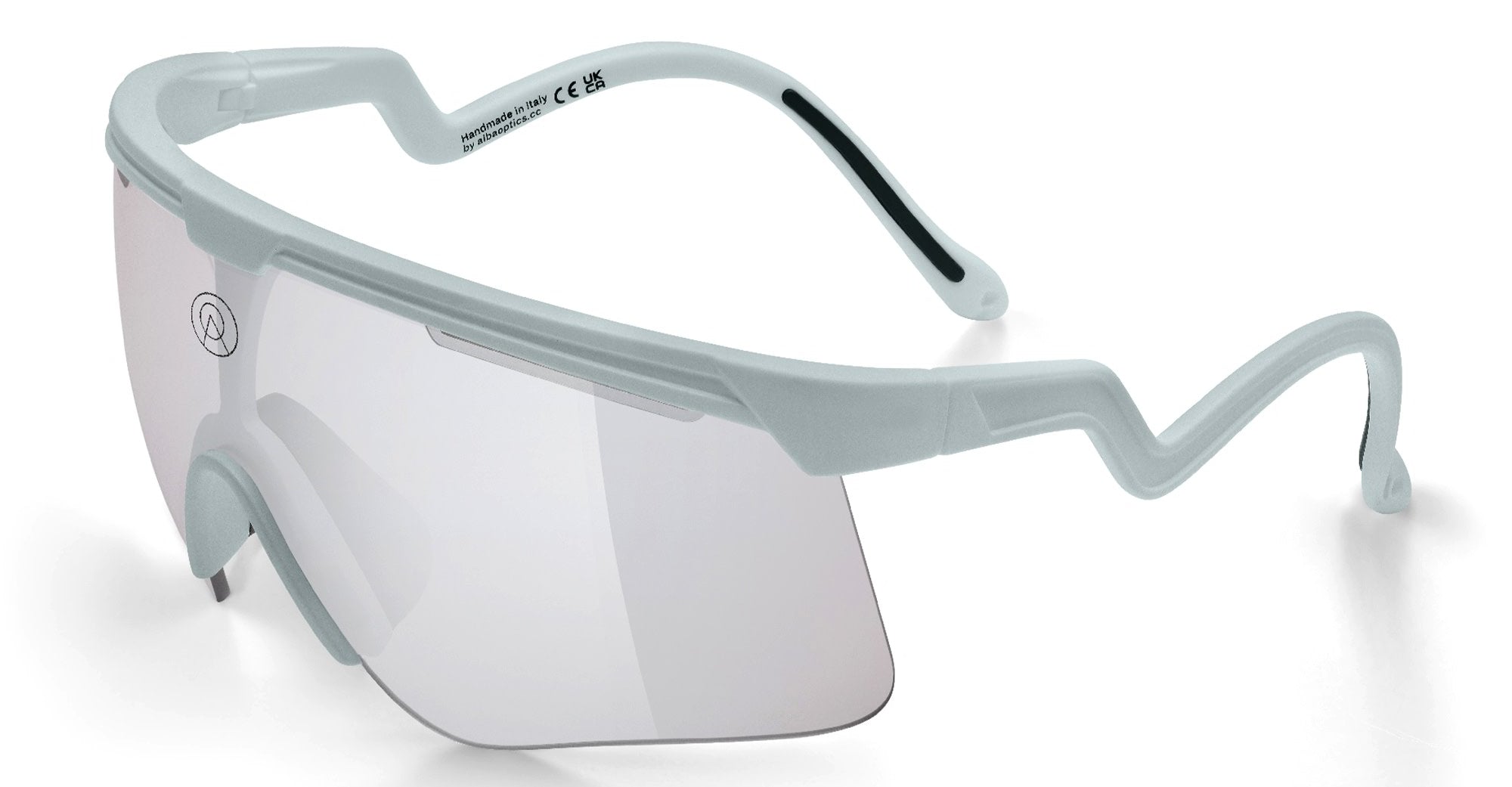  VZUM SUPER ALU - Tr90 - shape Mask - grey - EYEWEAR - SUNGLASSES - Unisex,Uomo,Donna,Women,Men - lens Grey - Made In Italy