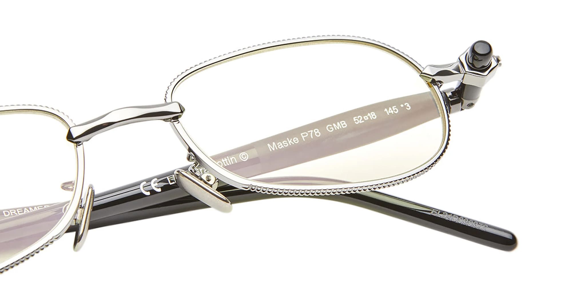 Ottica Mondello Roma - Kuboraum - KRSP78GMB000002O - MASK P78 GMB - GUNMETAL - Metal - shape Oval - grey - EYEWEAR - SUNGLASSES - Unisex,Uomo,Donna,Women,Men - lens yellow - Made In Italy