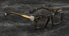 Ottica Mondello Roma - Jacques Marie Mage - JMMBV-13V - LAST FRONTIER VI - BELVEDERE - BEAU - acetate, silver - shape Rectangular - Havana - EYEWEAR - SUNGLASSES - Uomo,Men - lens purple - Made In Japan
