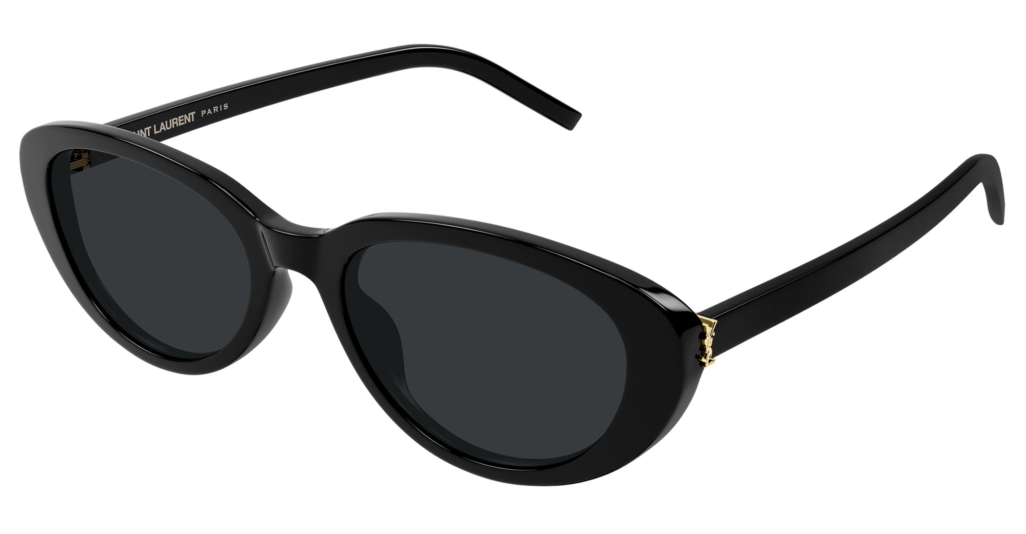 Ottica Mondello Roma - Saint Laurent - SL M154-001 - SL M154-001 - BLACK - Acetate - shape Oval - Black - EYEWEAR - SUNGLASSES - Donna,Women - lens Grey - Made In Italy