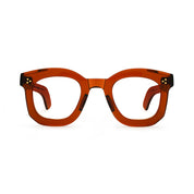 Ottica Mondello Roma - Max Pittion - MXPL-002H - POLITICIAN 44 X 28 - FRENCH BEER DARK RX - Acetate - shape Round - brown - EYEWEAR - EYEGLASSES - Unisex,Uomo,Donna,Women,Men - lens Clear - Made In Japan