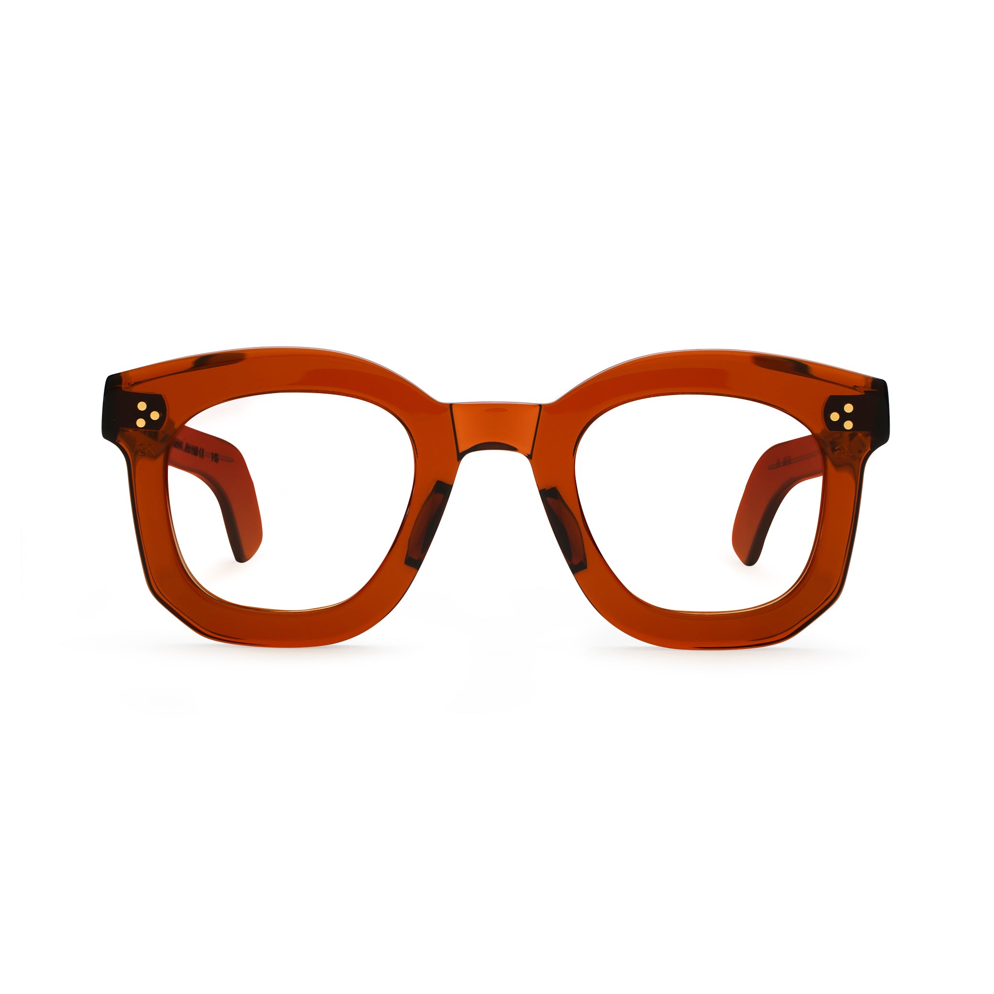 Ottica Mondello Roma - Max Pittion - MXPL-002H - POLITICIAN 44 X 28 - FRENCH BEER DARK RX - Acetate - shape Round - brown - EYEWEAR - EYEGLASSES - Unisex,Uomo,Donna,Women,Men - lens Clear - Made In Japan