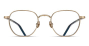 Ottica Mondello Roma - Matsuda - M3161.RX.BG.48 - M3161 - BRUSHED GOLD RX - Titanium - shape Squared - Gold - EYEWEAR - EYEGLASSES - Unisex,Uomo,Donna,Women,Men - lens Clear - Made In Japan