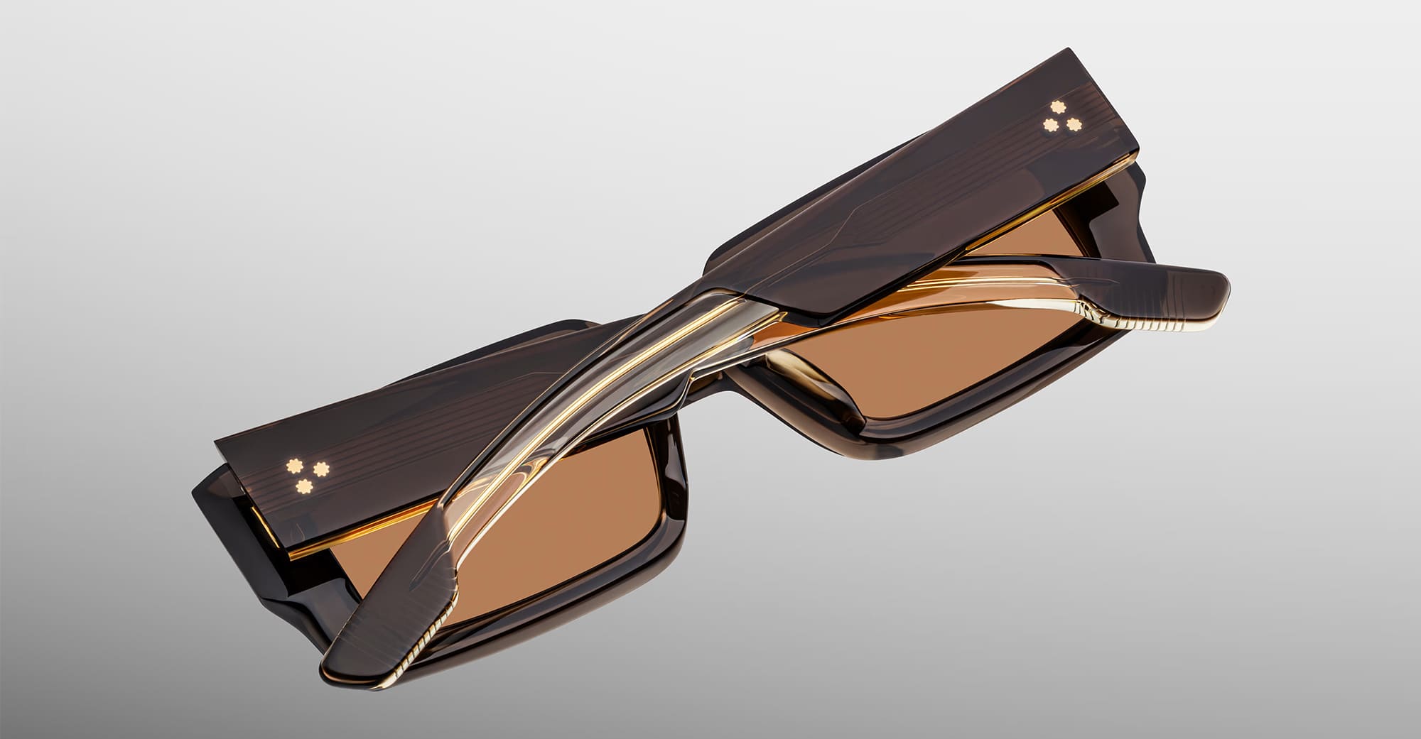 Ottica Mondello Roma - Jacques Marie Mage - JMMQA-6H - QUANT - LONDON - Acetate - shape  - brown - EYEWEAR - SUNGLASSES - Unisex,Uomo,Donna,Women,Men - lens  - Made In Japan