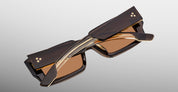Ottica Mondello Roma - Jacques Marie Mage - JMMQA-6H - QUANT - LONDON - Acetate - shape  - brown - EYEWEAR - SUNGLASSES - Unisex,Uomo,Donna,Women,Men - lens  - Made In Japan