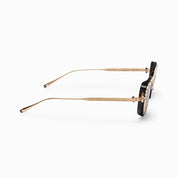 Ottica Mondello Roma - Akoni - AKS-537A-49 - JURA - CRYSTAL BLACK - titanium, acetate - shape Squared - Black, gold - EYEWEAR - SUNGLASSES - Unisex,Uomo,Donna,Women,Men - lens Grey - Made In Japan