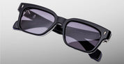 Ottica Mondello Roma - Jacques Marie Mage - JMMMLX-18U - MOLINO 55 - HUDSON - Acetate - shape Rectangular - blue - EYEWEAR - SUNGLASSES - Unisex,Uomo,Donna,Women,Men - lens purple gradient - Made In Japan