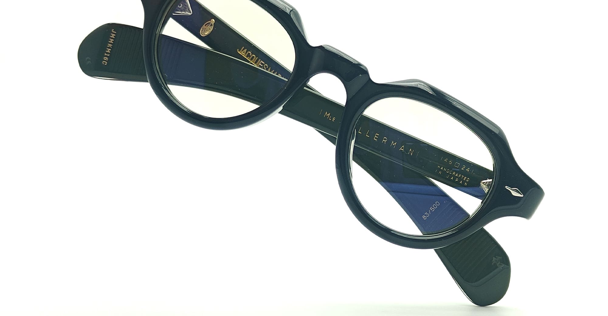Ottica Mondello Roma - Jacques Marie Mage - JMMKMRX-16C - KELLERMAN - COBRA RX - Acetate - shape Panto - Black - EYEWEAR - EYEGLASSES - Unisex,Uomo,Donna,Women,Men - lens Clear - Made In Japan