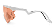 Ottica Mondello Roma - Alba Optics - 8050054518633 - DELTA LEI - WHITE / VZUM SALMON - Tr90 - shape Mask - White - EYEWEAR - SUNGLASSES - Unisex,Uomo,Donna,Women,Men - lens Pink - Made In Italy