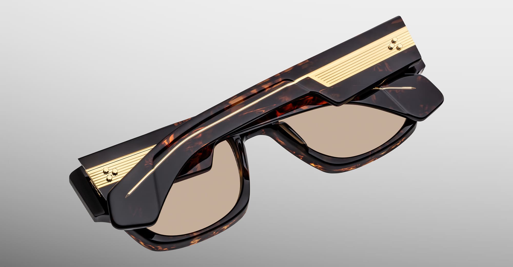 Ottica Mondello Roma - Jacques Marie Mage - JMMEZL-6D - DINO - AGAR - Acetate - shape Rectangular - Havana - EYEWEAR - SUNGLASSES - Unisex,Uomo,Donna,Women,Men - lens yellow - Made In Japan