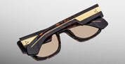 Ottica Mondello Roma - Jacques Marie Mage - JMMEZL-6D - DINO - AGAR - Acetate - shape Rectangular - Havana - EYEWEAR - SUNGLASSES - Unisex,Uomo,Donna,Women,Men - lens yellow - Made In Japan