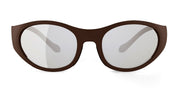 Ottica Mondello Roma - Alba Optics - 8050054518916 - ANVMA 99 - CHOCO / VZUM F-LENS ROCKET - Tr90 - shape Oval - brown - EYEWEAR - SUNGLASSES - Unisex,Uomo,Donna,Women,Men - lens Grey - Made In Italy