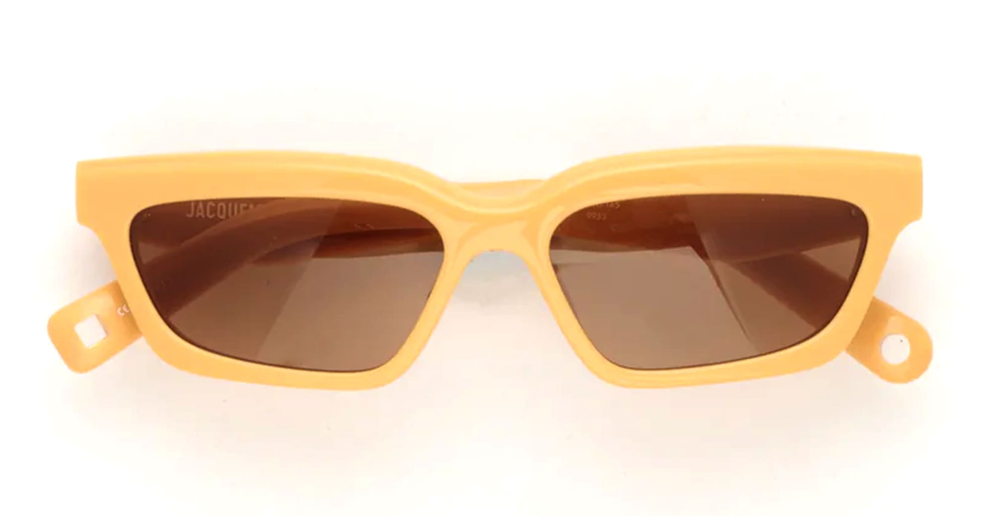  BROWN LENS - Acetate - shape Rectangular - yellow - EYEWEAR - SUNGLASSES - Donna,Women - lens Brown - Made In Japan