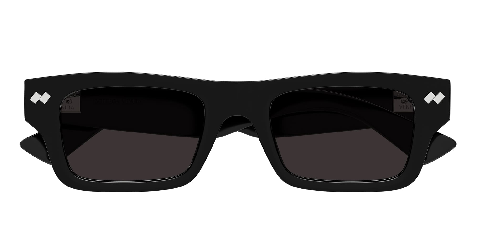 Ottica Mondello Roma - Bottega Veneta - BV1351S-001 - BV1351S-001 - BLACK - Acetate - shape Squared - Black - EYEWEAR - SUNGLASSES - Unisex,Uomo,Donna,Women,Men - lens Grey - Made In Japan