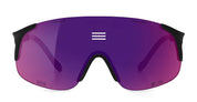Ottica Mondello Roma - Alba Optics - 8050054515991 - JUMBO - BLACK / VZUM PLASMA - Tr90 - shape Mask - Black - EYEWEAR - SUNGLASSES - Unisex,Uomo,Donna,Women,Men - lens purple - Made In Italy