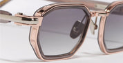 Ottica Mondello Roma - John Dalia - AXEL-C476 - AXEL - C476 Workman Grey / Rose Gold / Platine - Metal - shape Rectangular - grey, rose gold - EYEWEAR - SUNGLASSES - Unisex,Uomo,Donna,Women,Men - lens Gradient grey - Made In France