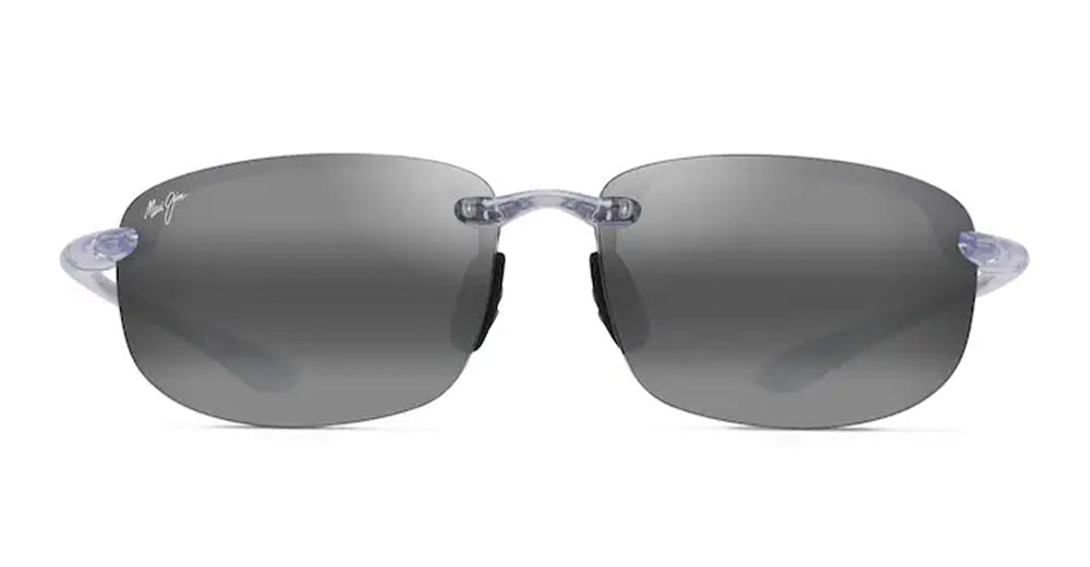 Ottica Mondello Roma - Maui Jim - MJ0407S-005 - HO'OKIPA - SHINY CRYSTAL / NEUTRAL GREY LENS - nylon - shape Oval - grey - EYEWEAR - SUNGLASSES - Unisex,Uomo,Donna,Women,Men - lens Grey - Made In Japan