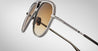 Ottica Mondello Roma - Jacques Marie Mage - JMMEK-17K - LOCKHEED - AUTUMN - Titanium - shape Aviator - Silver - EYEWEAR - SUNGLASSES - Uomo,Men - lens Gradient brown - Made In Japan